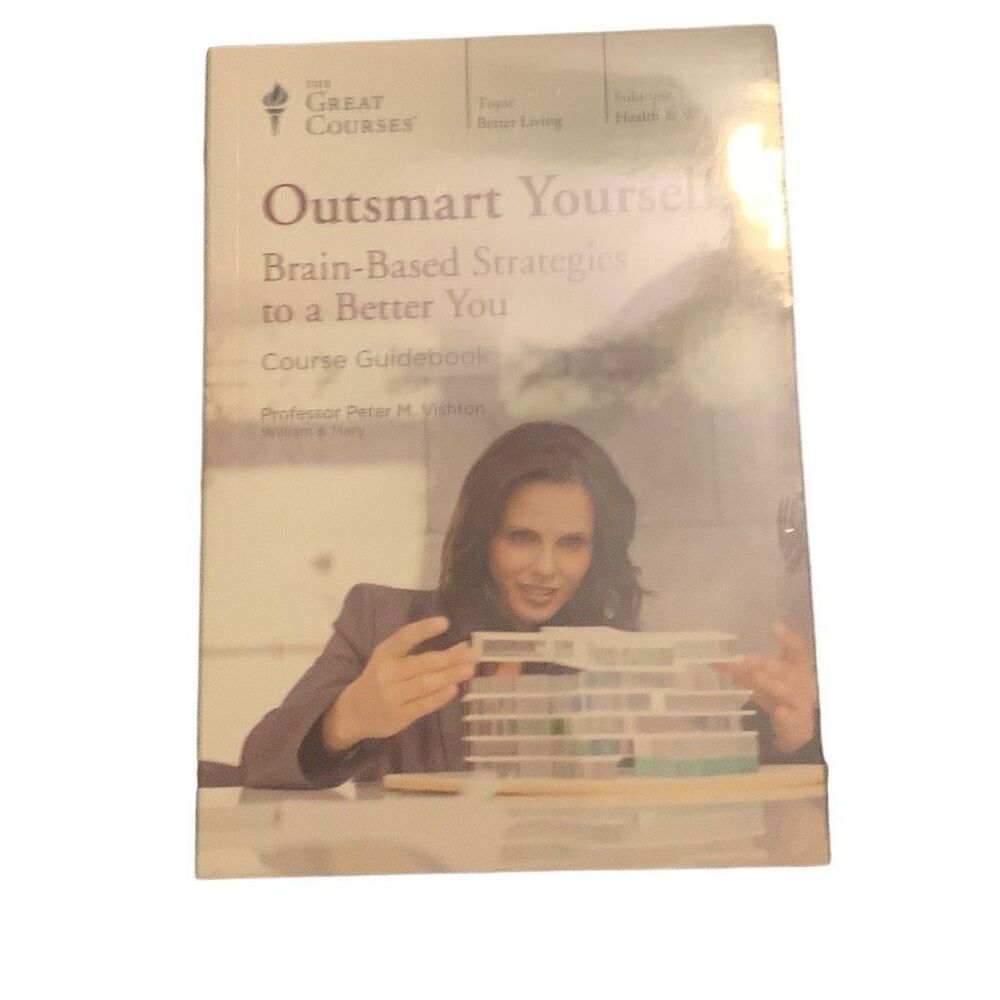 NEW DVD Course Guidebook Great Courses Outsmart Yourself Brain Based Strategies